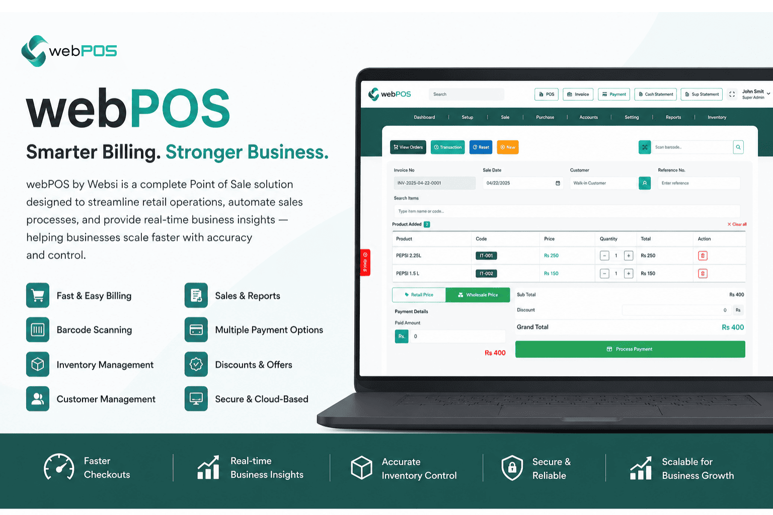 webPOS-Point of Sale (POS)